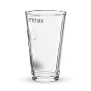 Infinite Variations - Disintegrating Knight - Shaker pint glass