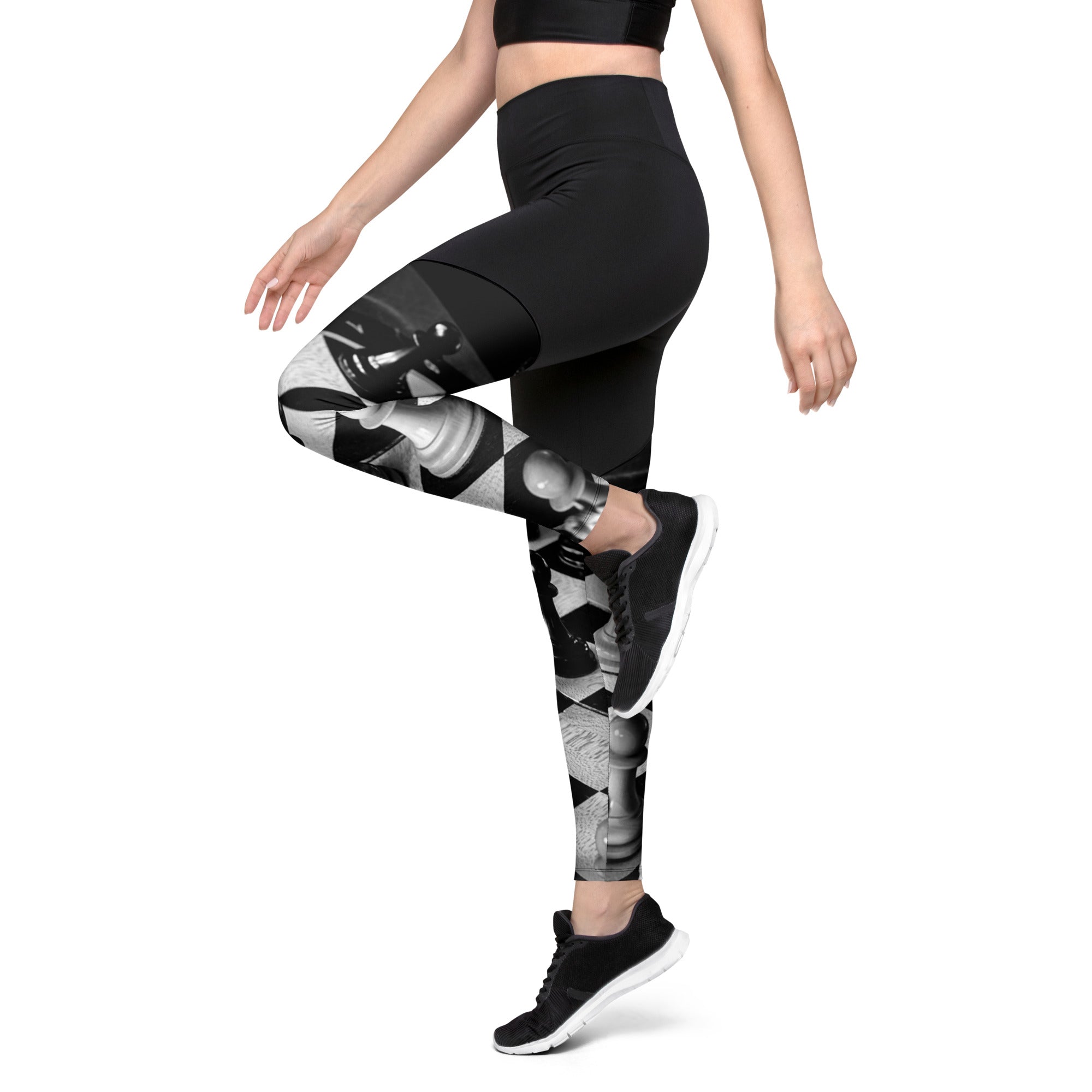 Infinite Variations - Queen's Gambit - Sports Leggings
