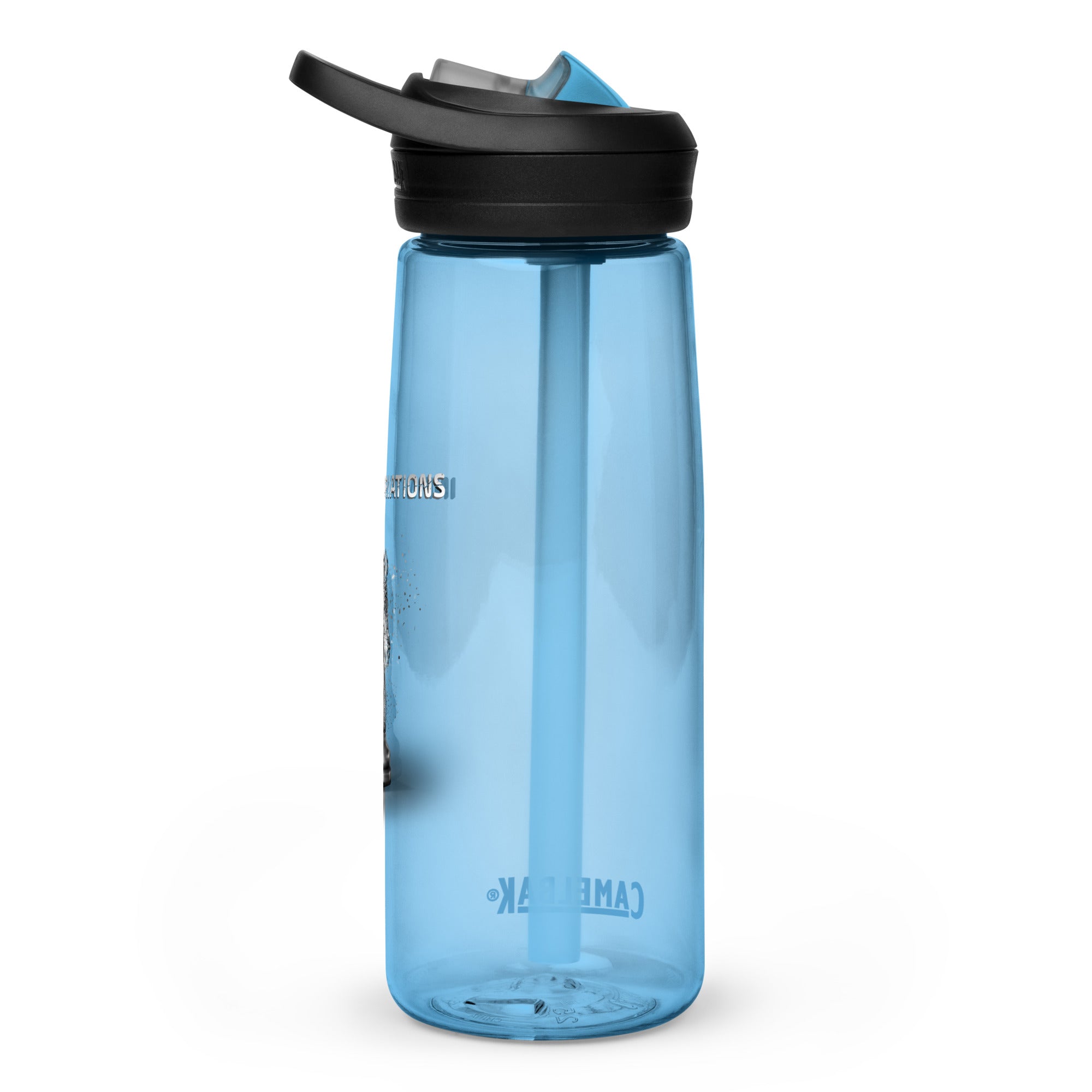 Infinite Variations - Disintegrating Knight - Sports water bottle