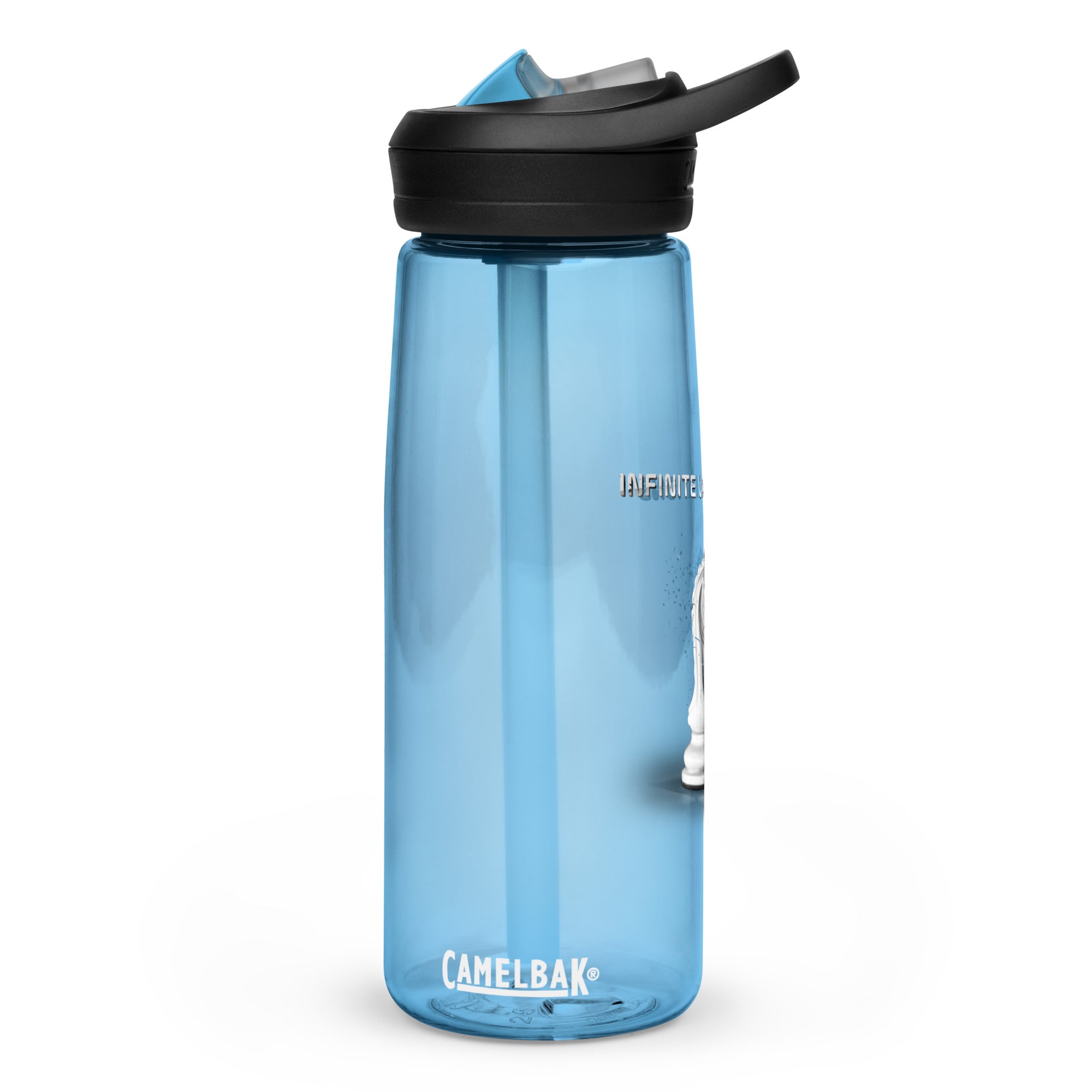 Infinite Variations - Disintegrating Knight - Sports water bottle