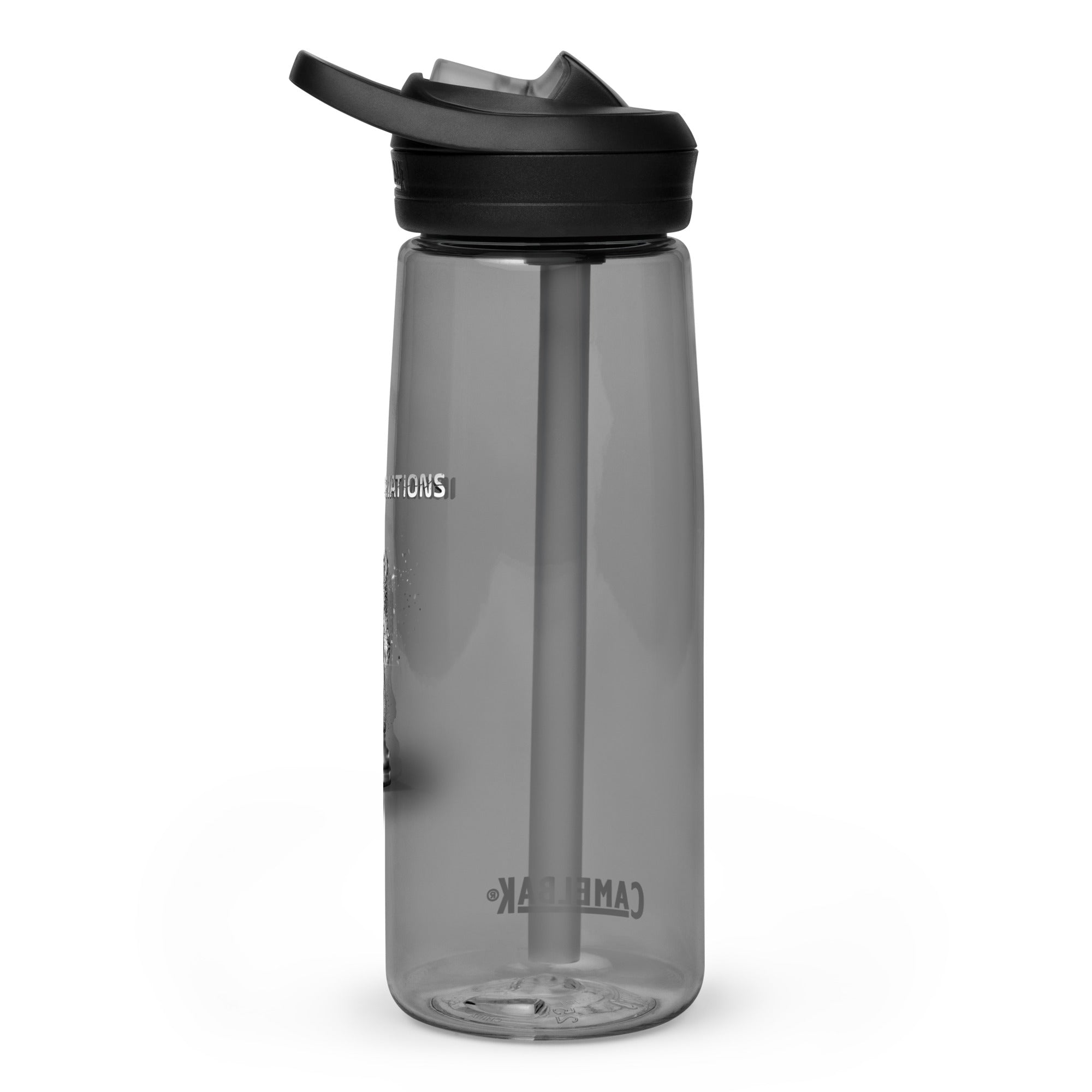 Infinite Variations - Disintegrating Knight - Sports water bottle