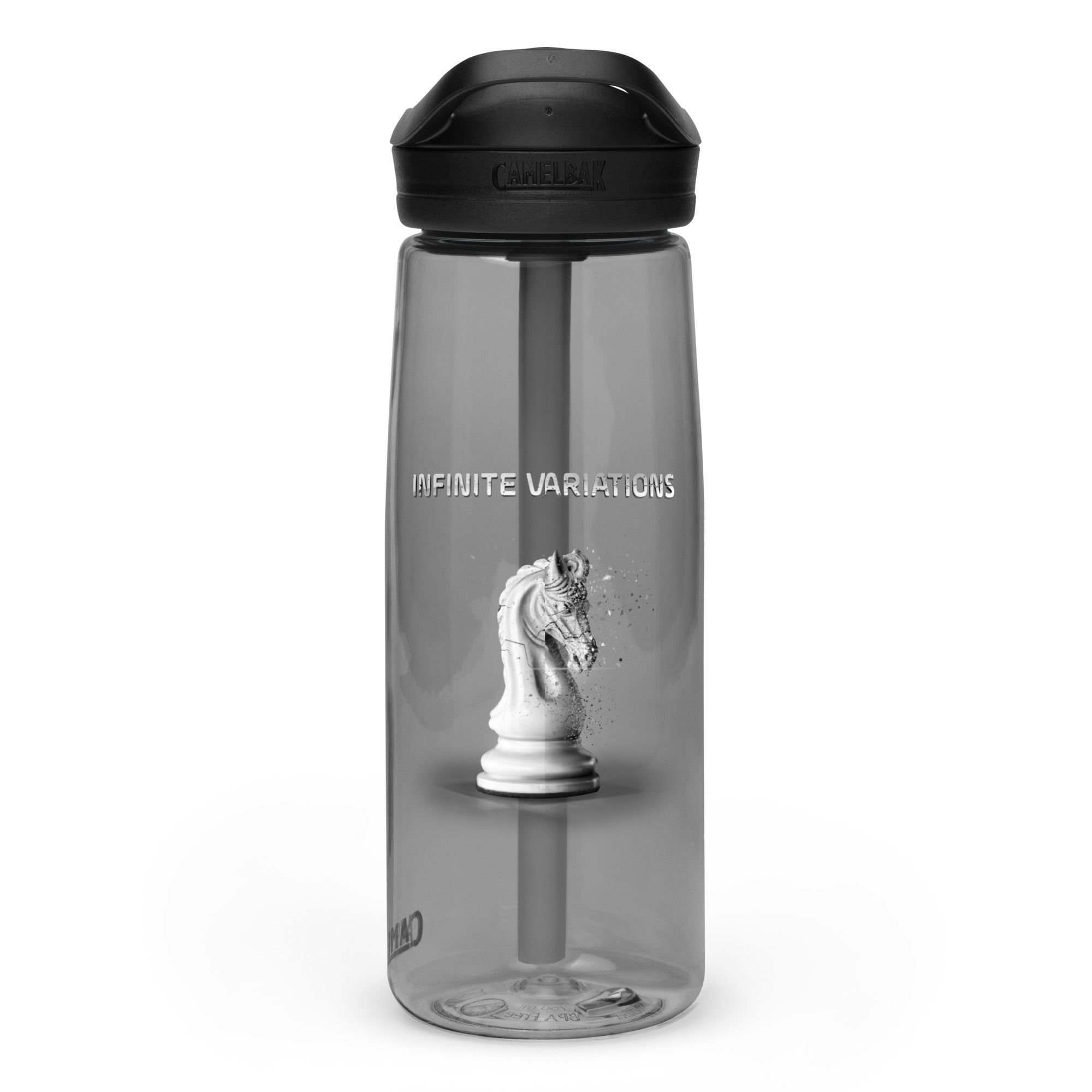 Infinite Variations - Disintegrating Knight - Sports water bottle