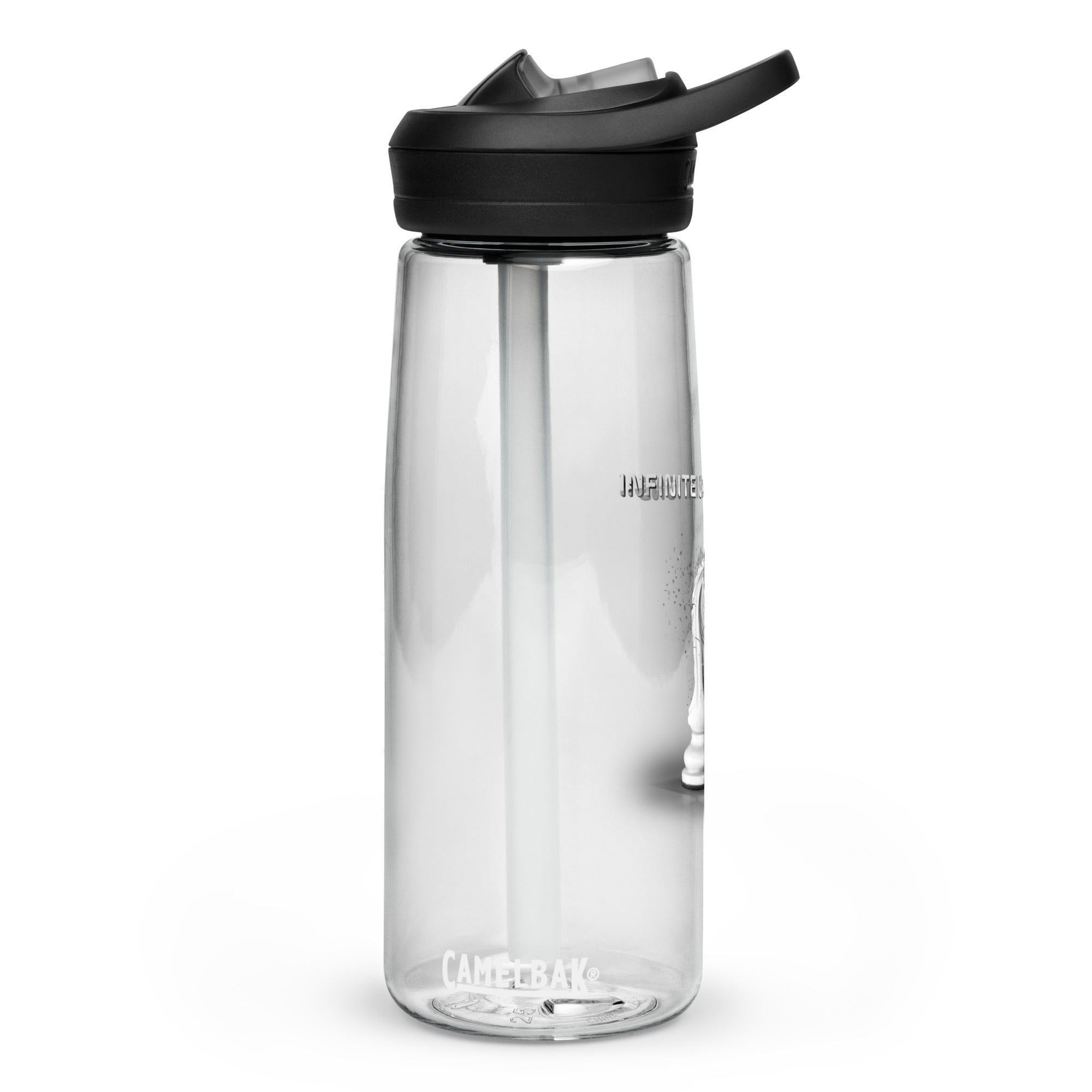 Infinite Variations - Disintegrating Knight - Sports water bottle