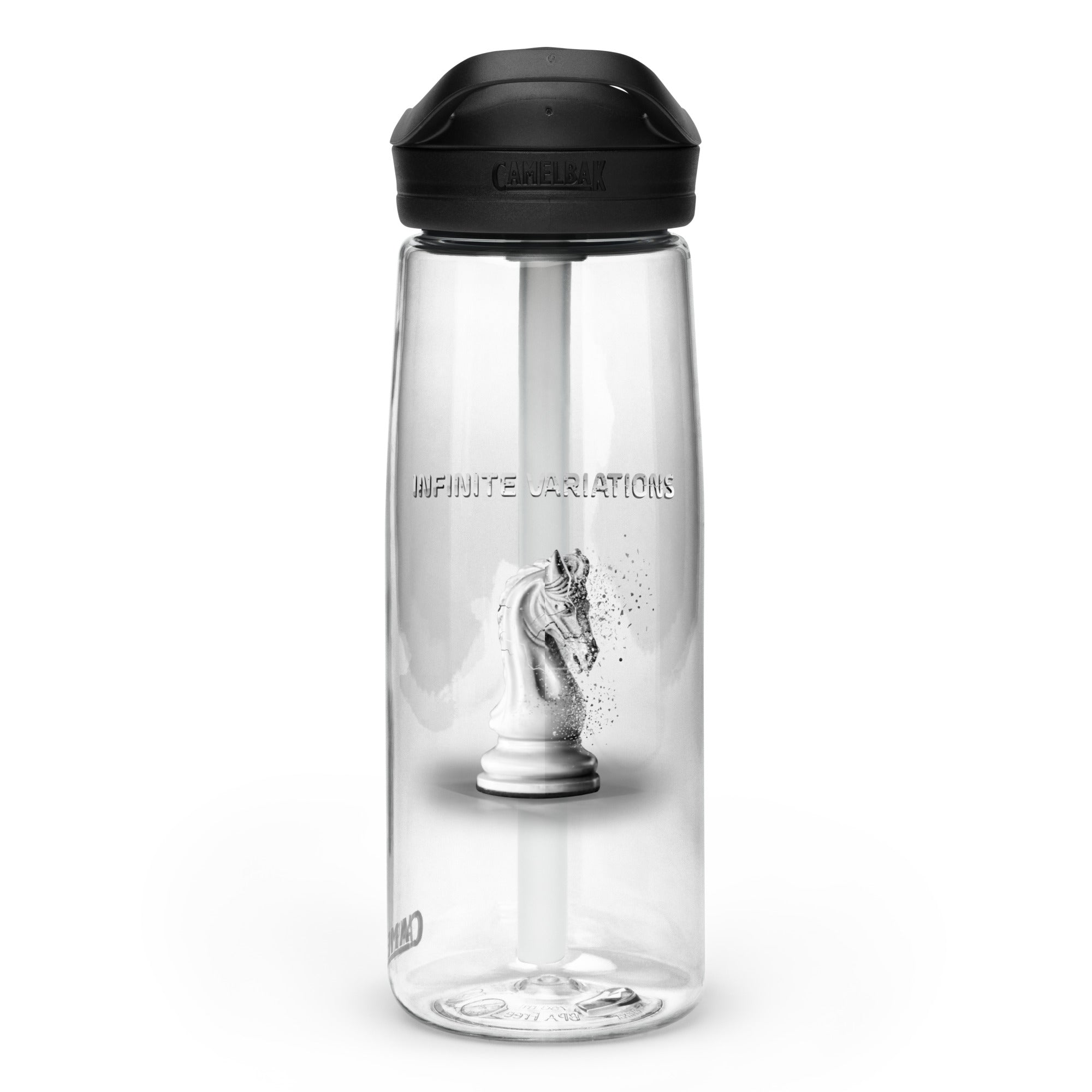 Infinite Variations - Disintegrating Knight - Sports water bottle