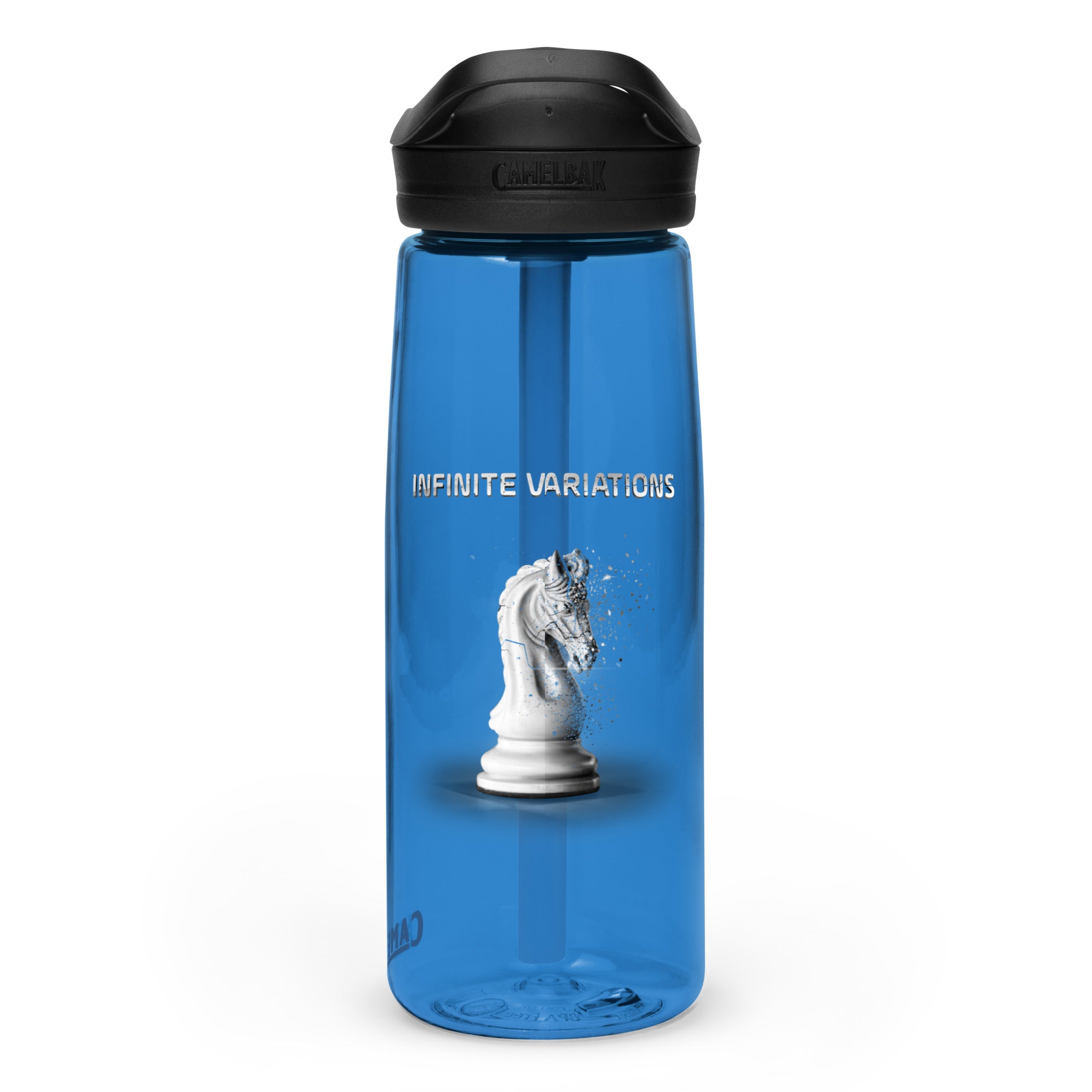Infinite Variations - Disintegrating Knight - Sports water bottle