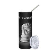 Infinite Variations - Disintegrating Knight - Stainless steel tumbler