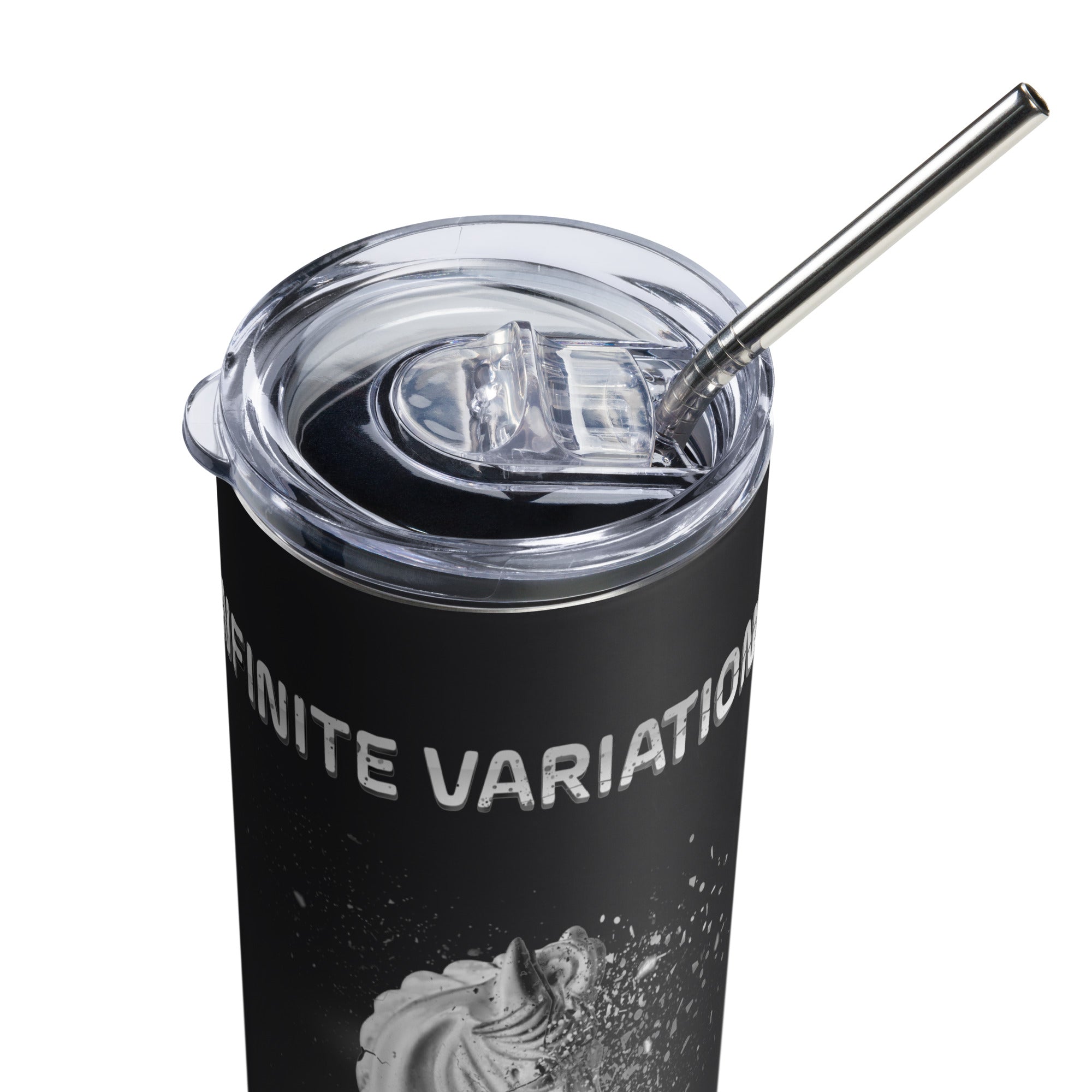 Infinite Variations - Disintegrating Knight - Stainless steel tumbler