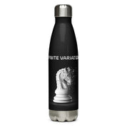 Infinite Variations - Disintegrating Knight - Stainless steel water bottle