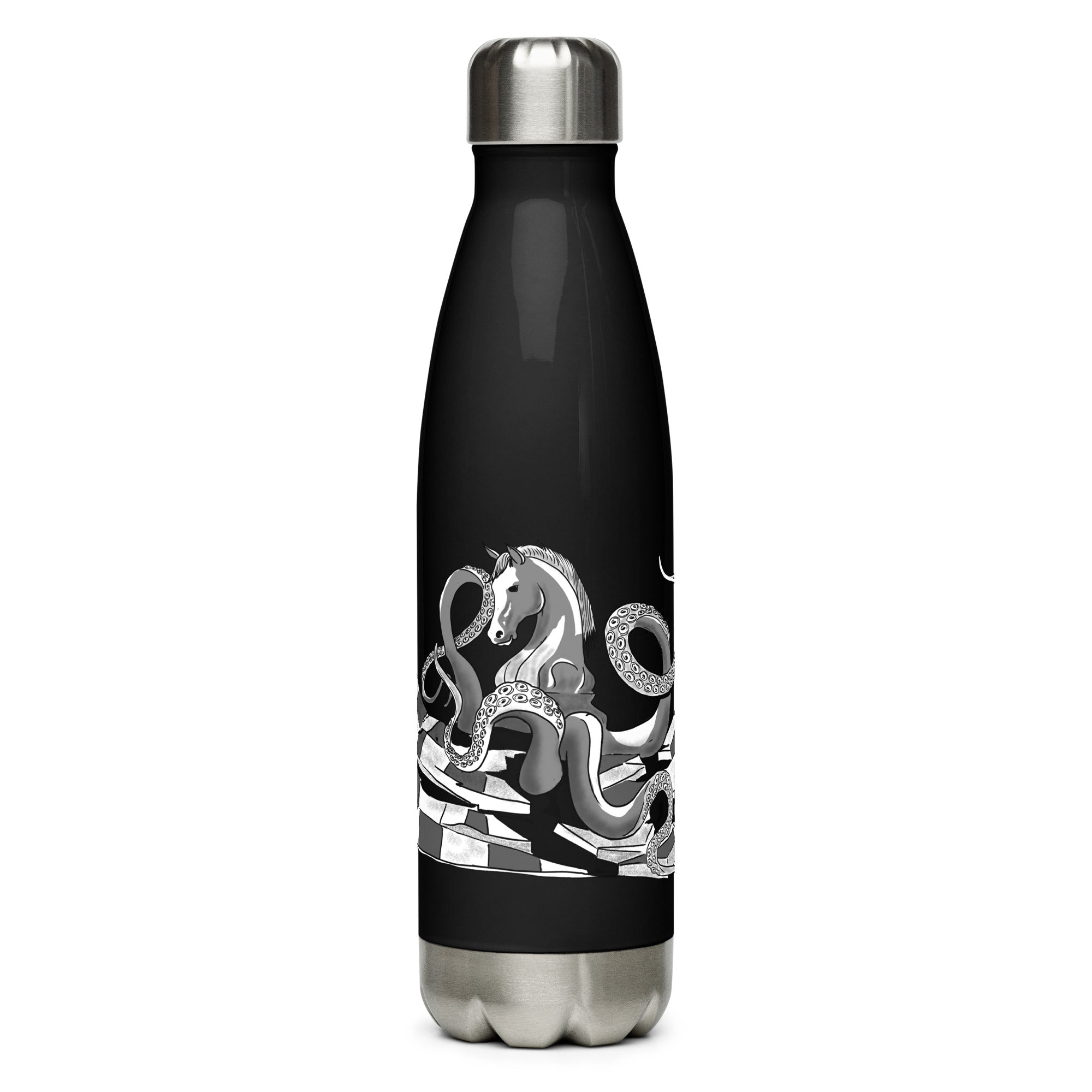 Infinite Variations - Octopus Knight - Stainless steel water bottle