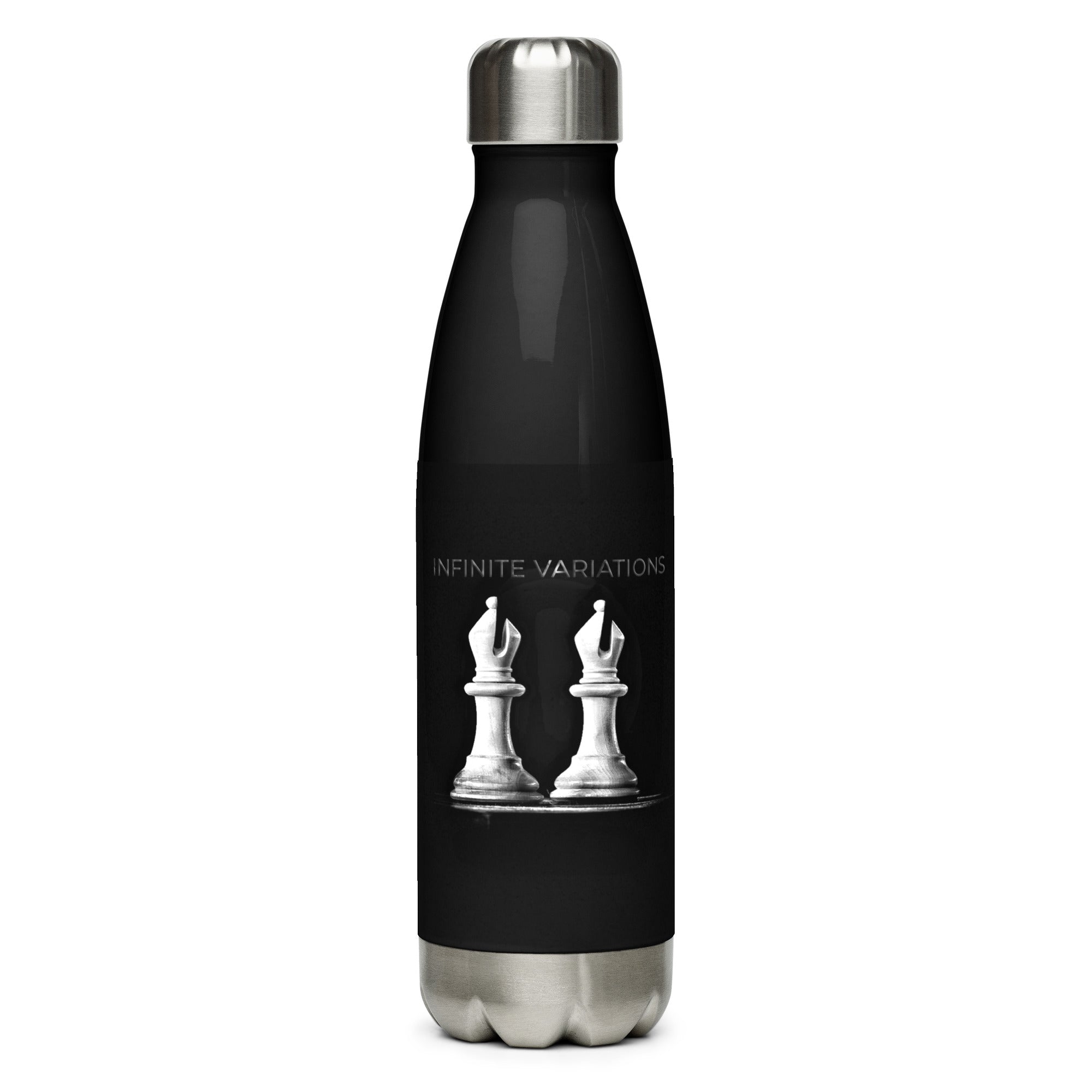 Infinite Variations - Bishop Pair - Stainless steel water bottle