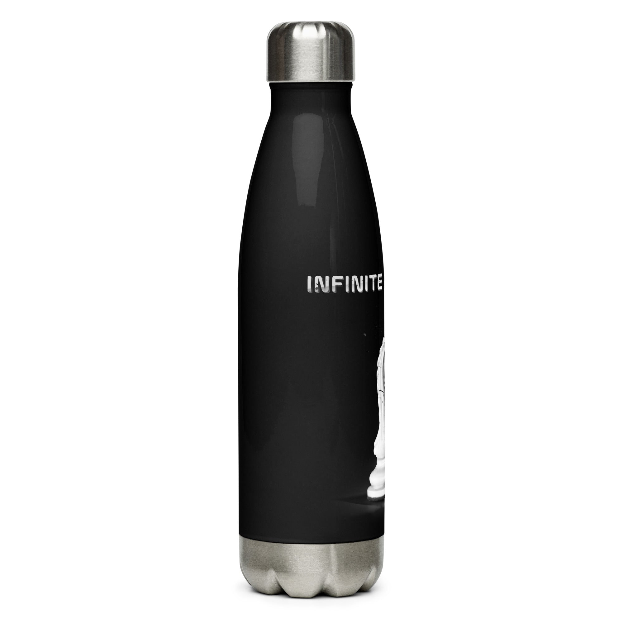 Infinite Variations - Disintegrating Knight - Stainless steel water bottle