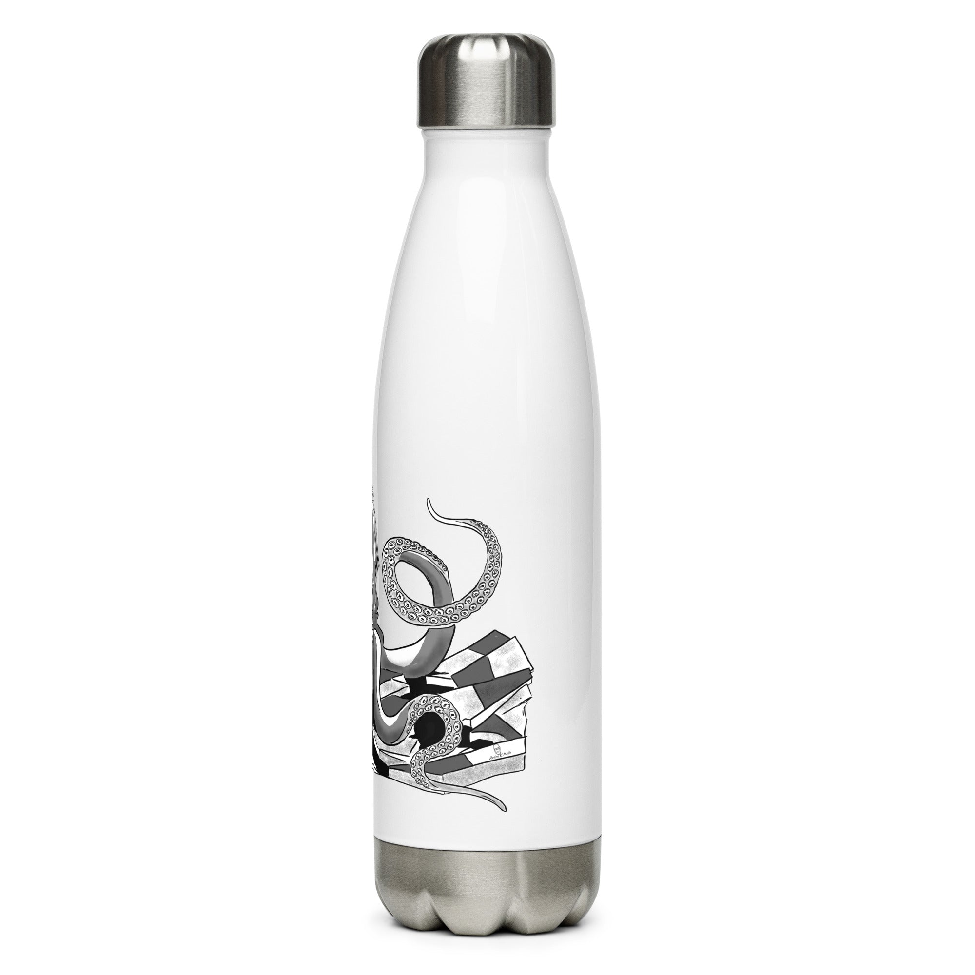 Infinite Variations - Octopus Knight - Stainless steel water bottle