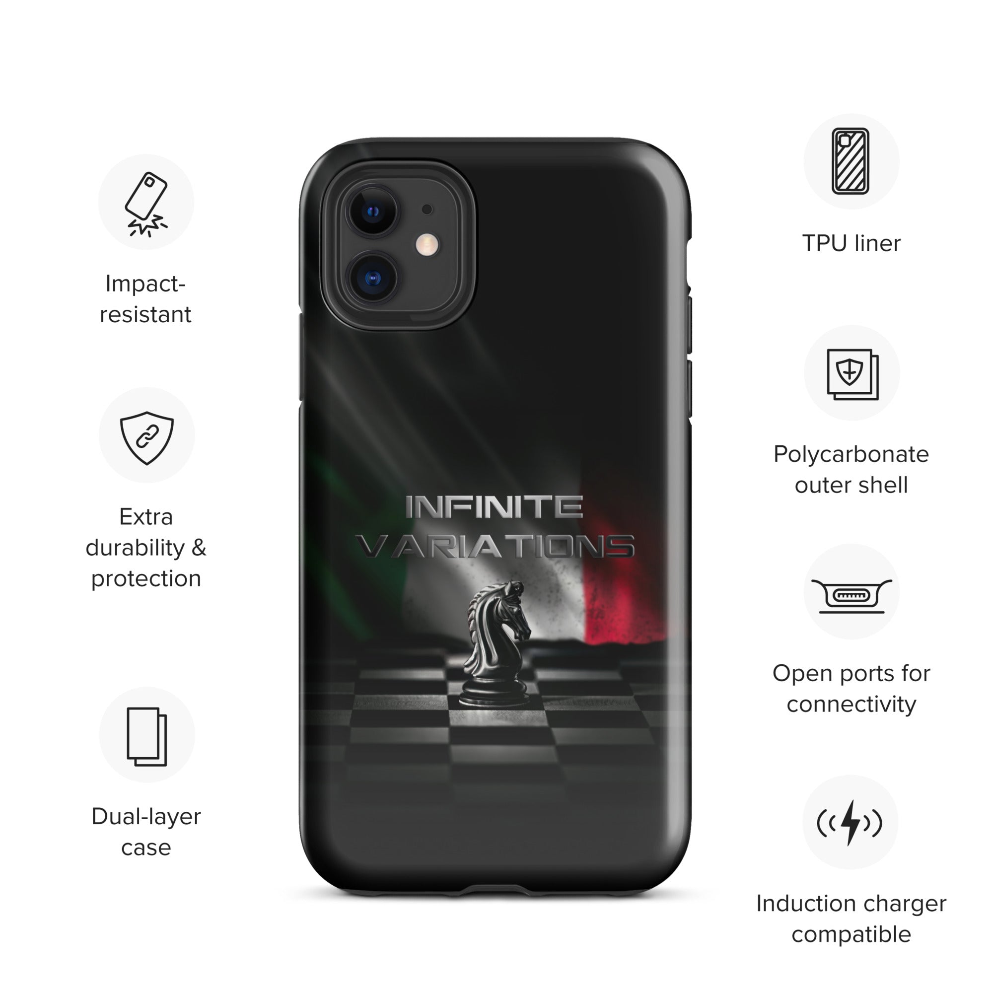 Tough Case for iPhone® - Classical Knight Italian - Phone Case