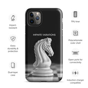 Chess Themed Phone Case for iPhone® - White Knight