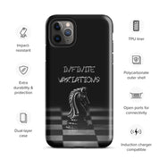 Infinite Variations - Black Knight - Side Perspective - Tough Case for iPhone®
