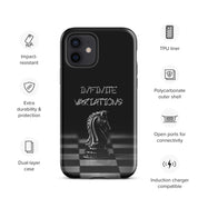 Infinite Variations - Black Knight - Side Perspective - Tough Case for iPhone®
