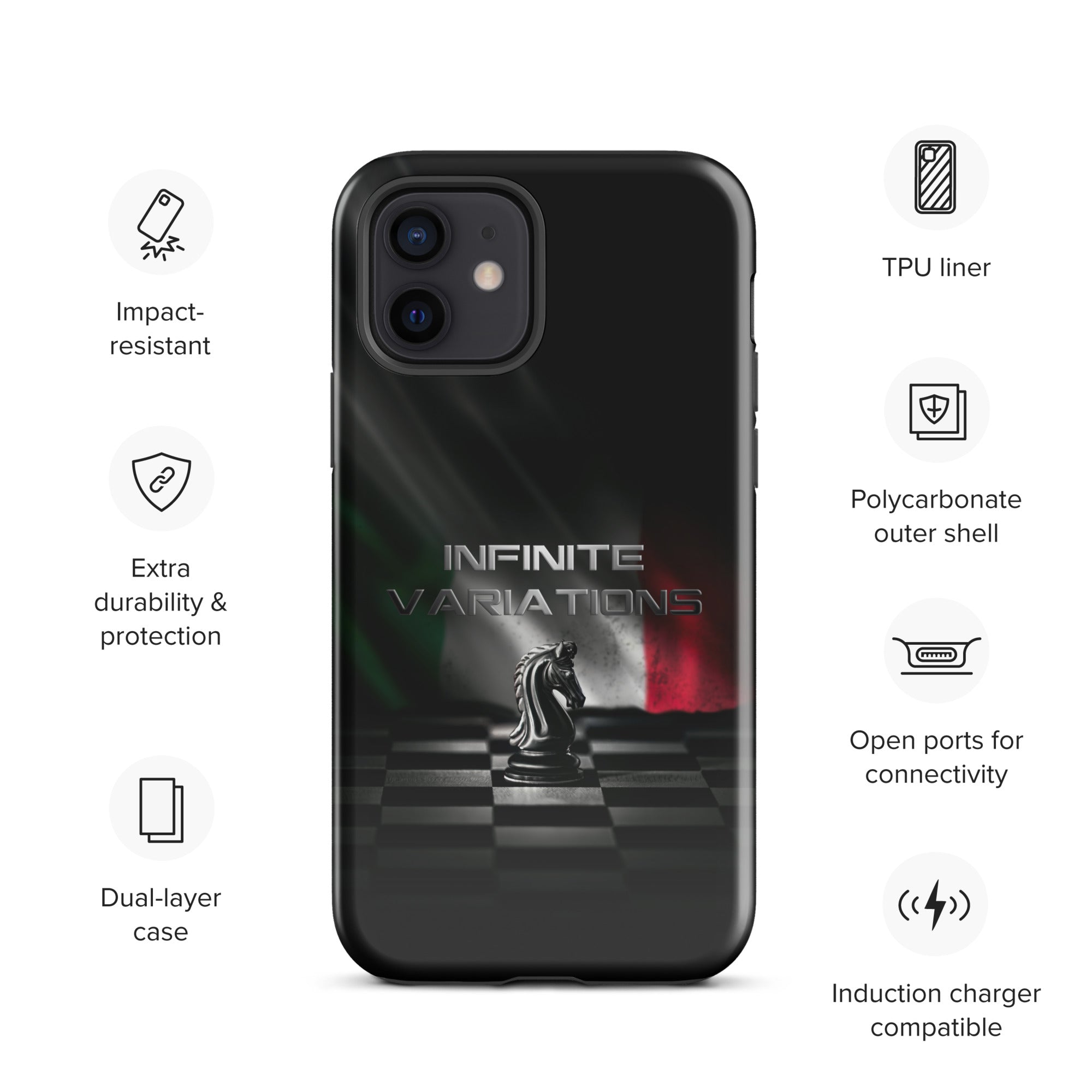 Tough Case for iPhone® - Classical Knight Italian - Phone Case