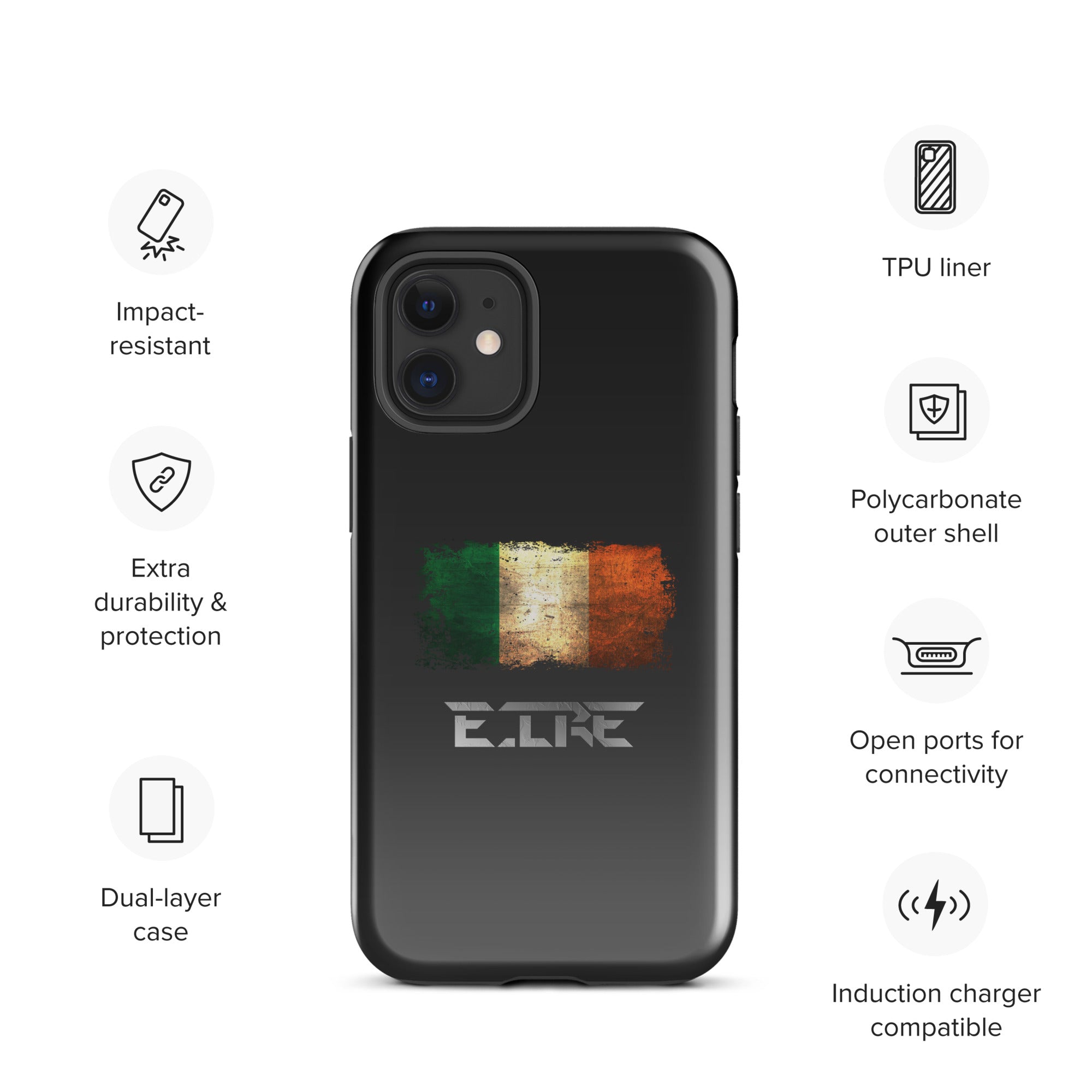 Infinite Variations - International Series - Ireland Distressed - Tough Case for iPhone®