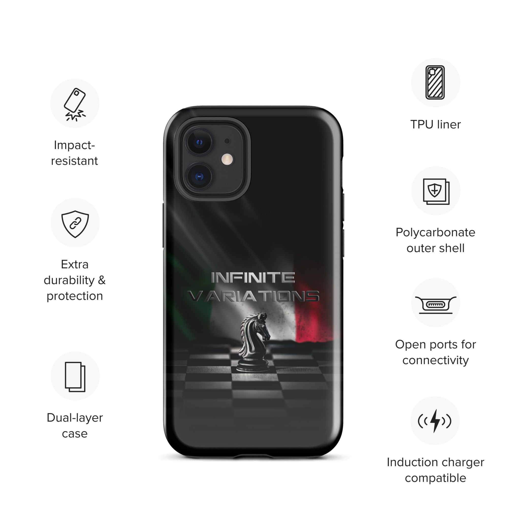 Tough Case for iPhone® - Classical Knight Italian - Phone Case