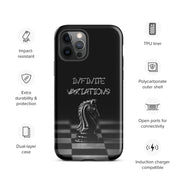 Infinite Variations - Black Knight - Side Perspective - Tough Case for iPhone®