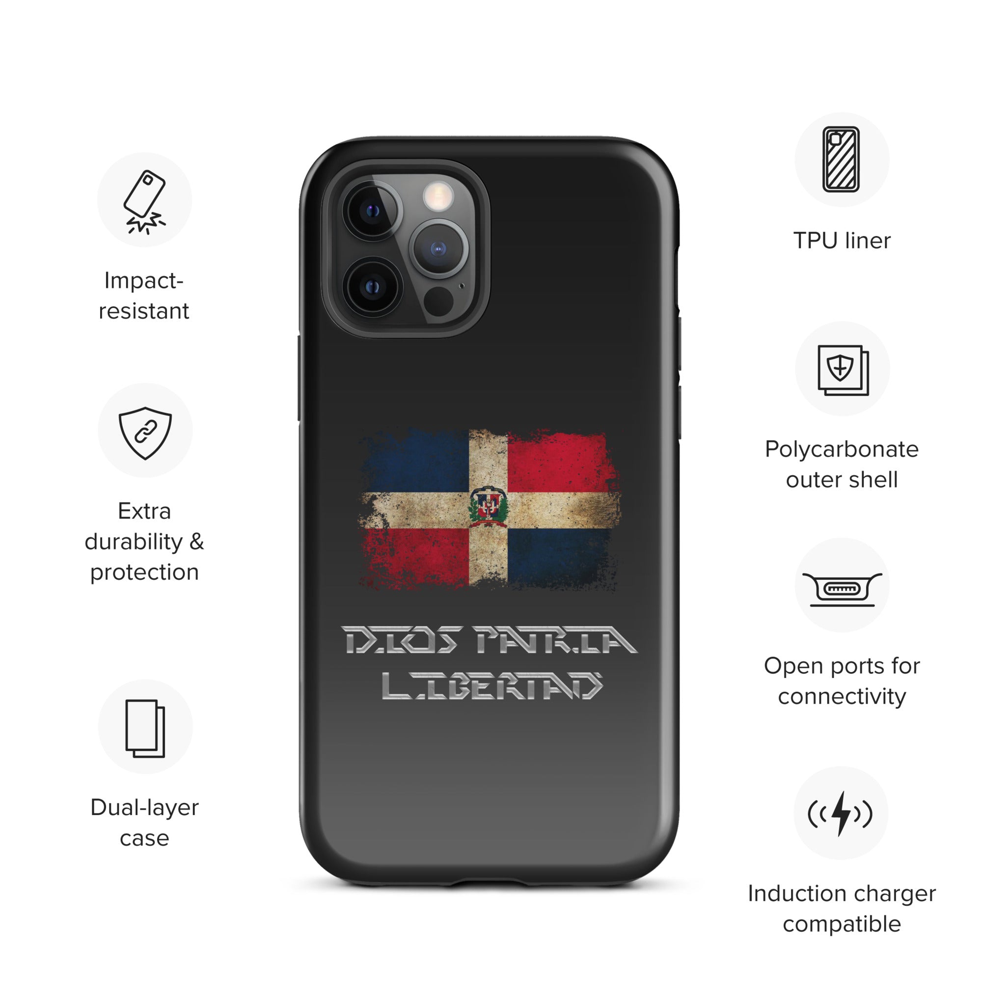 Infinite Variations - International Series - Dominican Republic Distressed - Tough Case for iPhone®