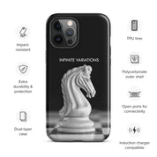 Chess Themed Phone Case for iPhone® - White Knight