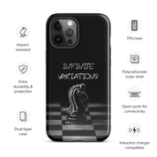 Infinite Variations - Black Knight - Side Perspective - Tough Case for iPhone®