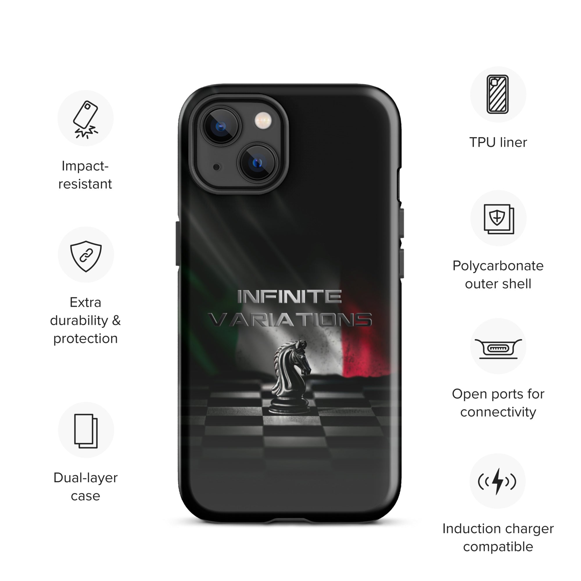 Tough Case for iPhone® - Classical Knight Italian - Phone Case
