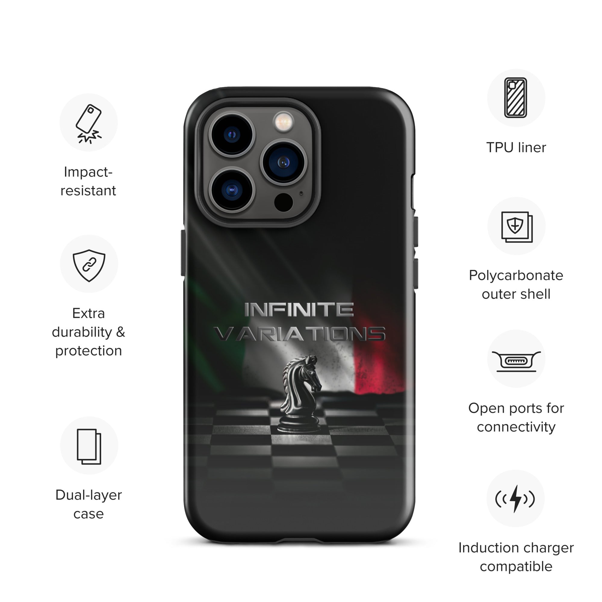 Tough Case for iPhone® - Classical Knight Italian - Phone Case