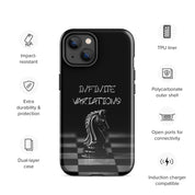 Infinite Variations - Black Knight - Side Perspective - Tough Case for iPhone®