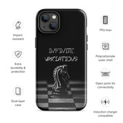 Infinite Variations - Black Knight - Side Perspective - Tough Case for iPhone®