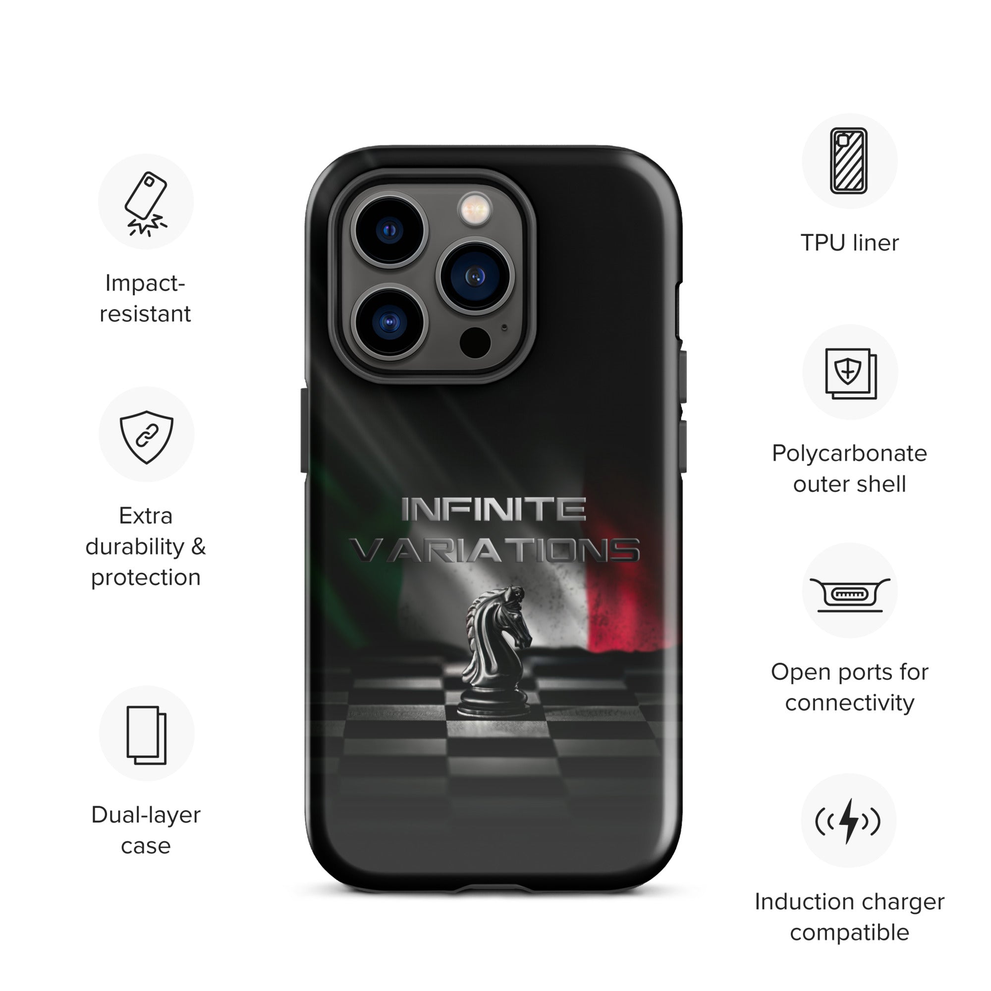 Tough Case for iPhone® - Classical Knight Italian - Phone Case