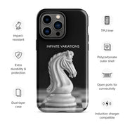 Chess Themed Phone Case for iPhone® - White Knight