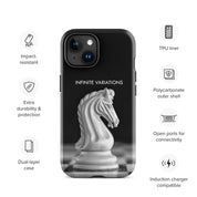 Chess Themed Phone Case for iPhone® - White Knight