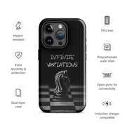 Infinite Variations - Black Knight - Side Perspective - Tough Case for iPhone®