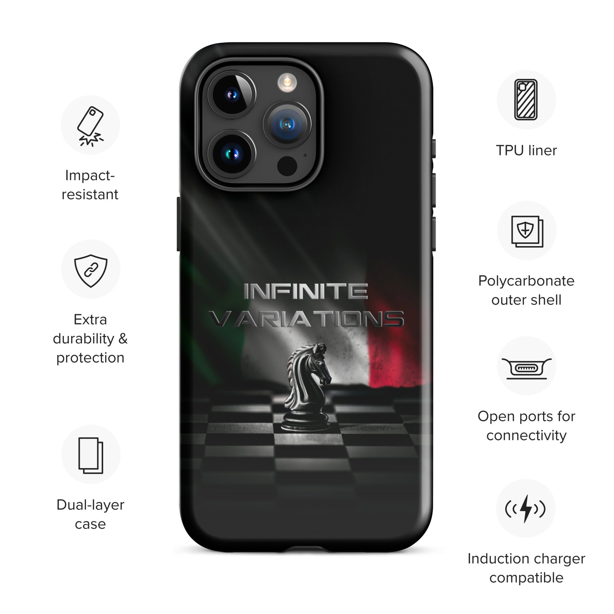 Tough Case for iPhone® - Classical Knight Italian - Phone Case