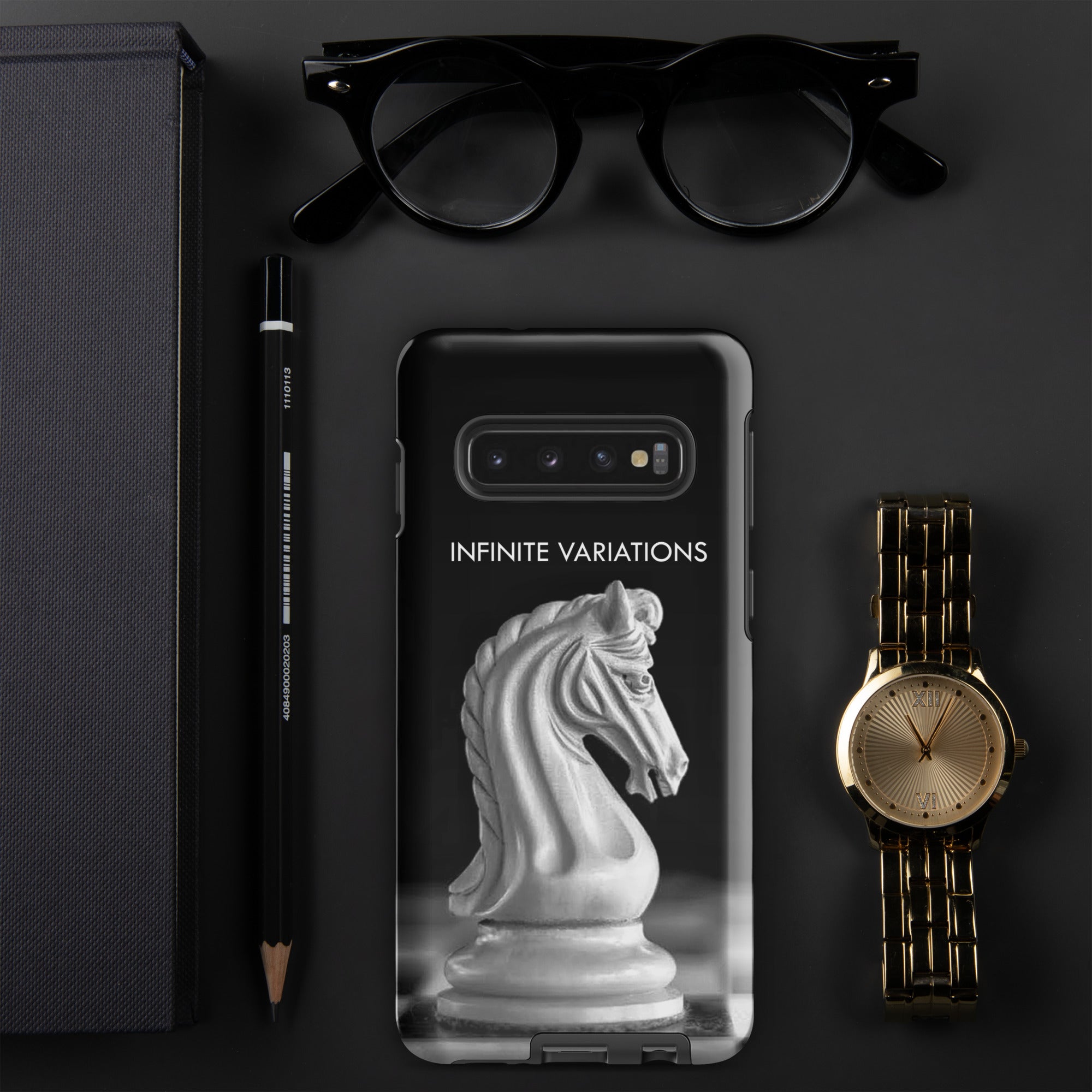 Chess Themed Phone case for Samsung® - White Knight