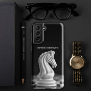 Chess Themed Phone case for Samsung® - White Knight