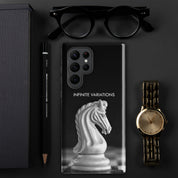 Chess Themed Phone case for Samsung® - White Knight