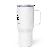 Bishop Pair on White - Travel mug with a handle