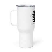 Bishop Pair on White - Travel mug with a handle