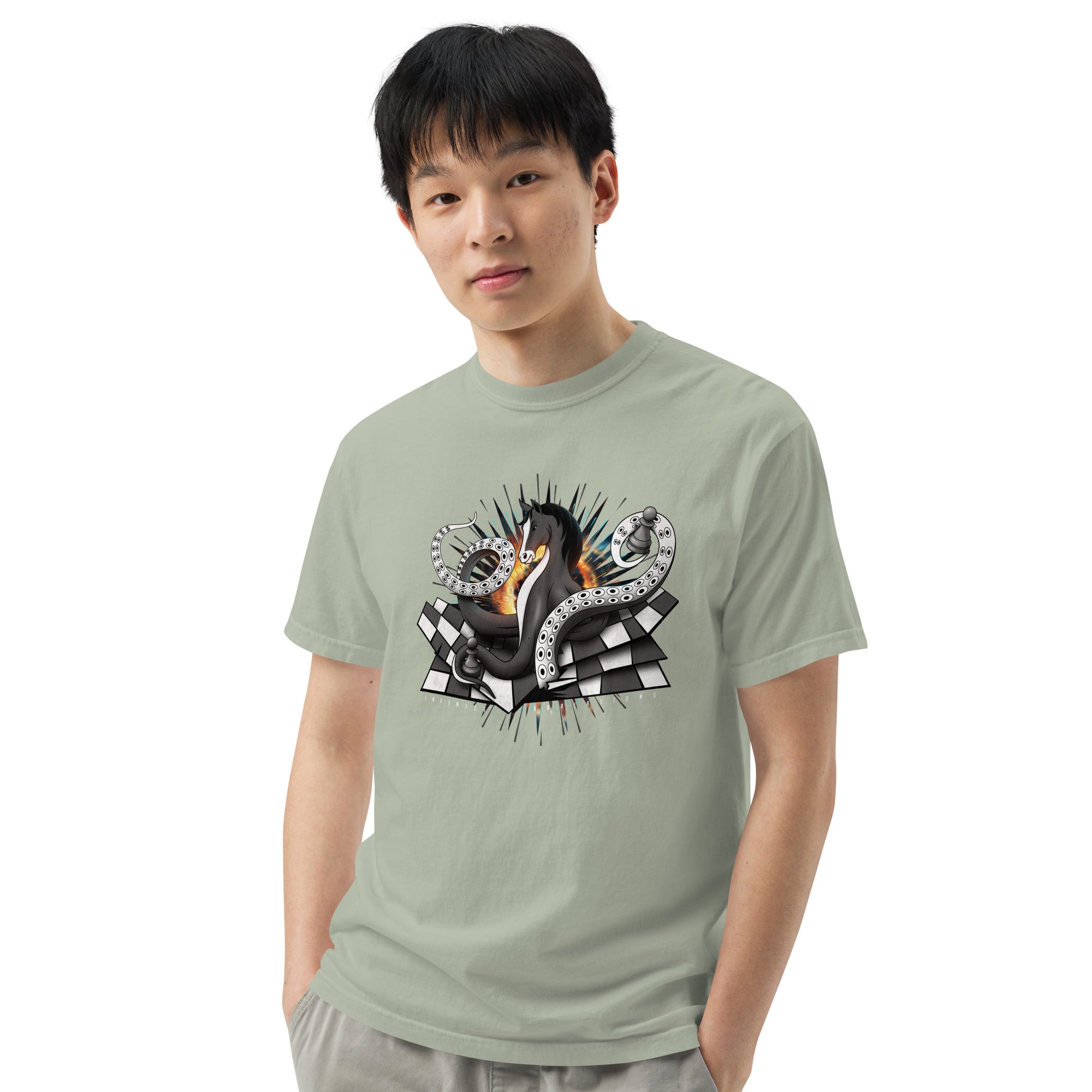 Octopus Knight - Unisex garment-dyed heavyweight t-shirt