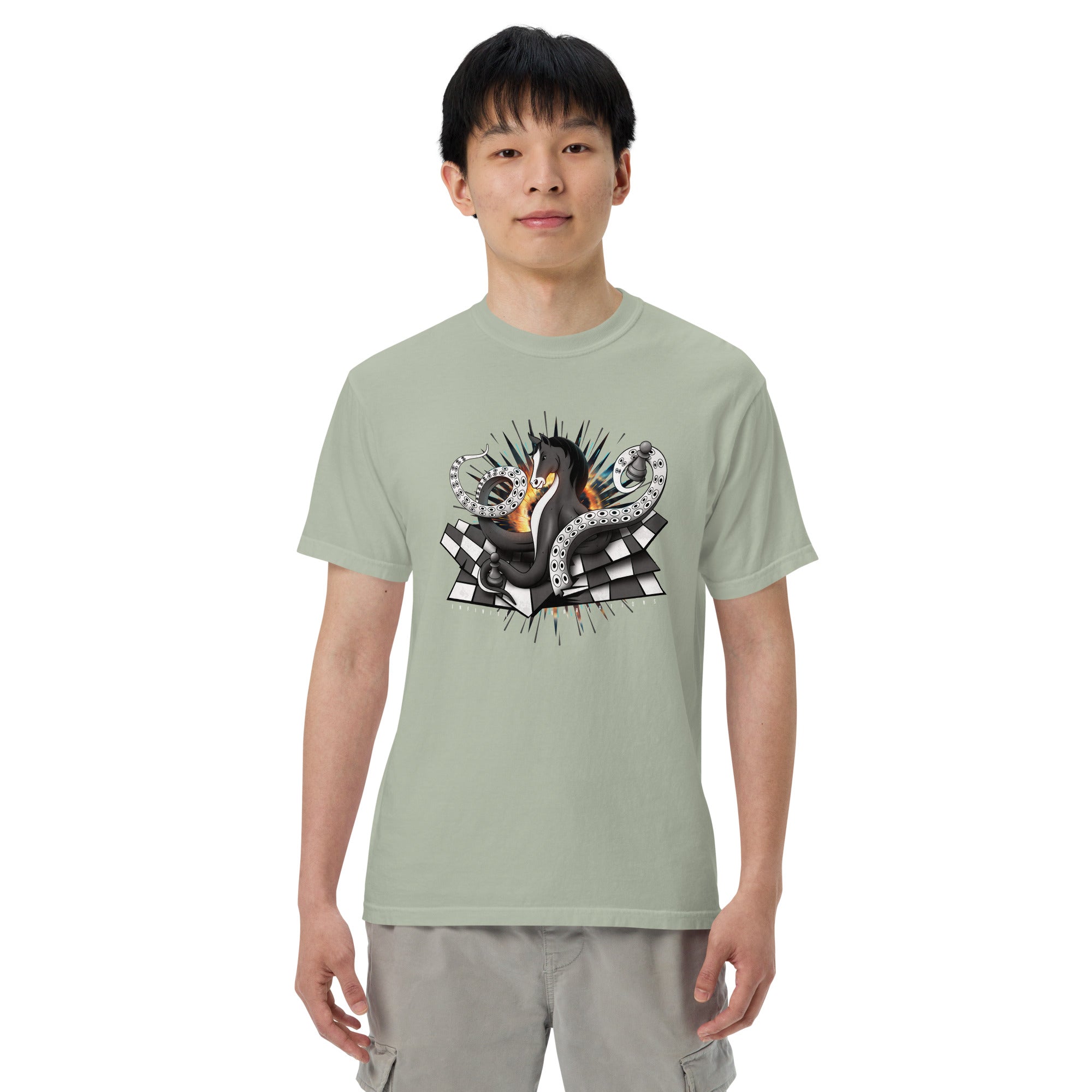 Octopus Knight - Unisex garment-dyed heavyweight t-shirt