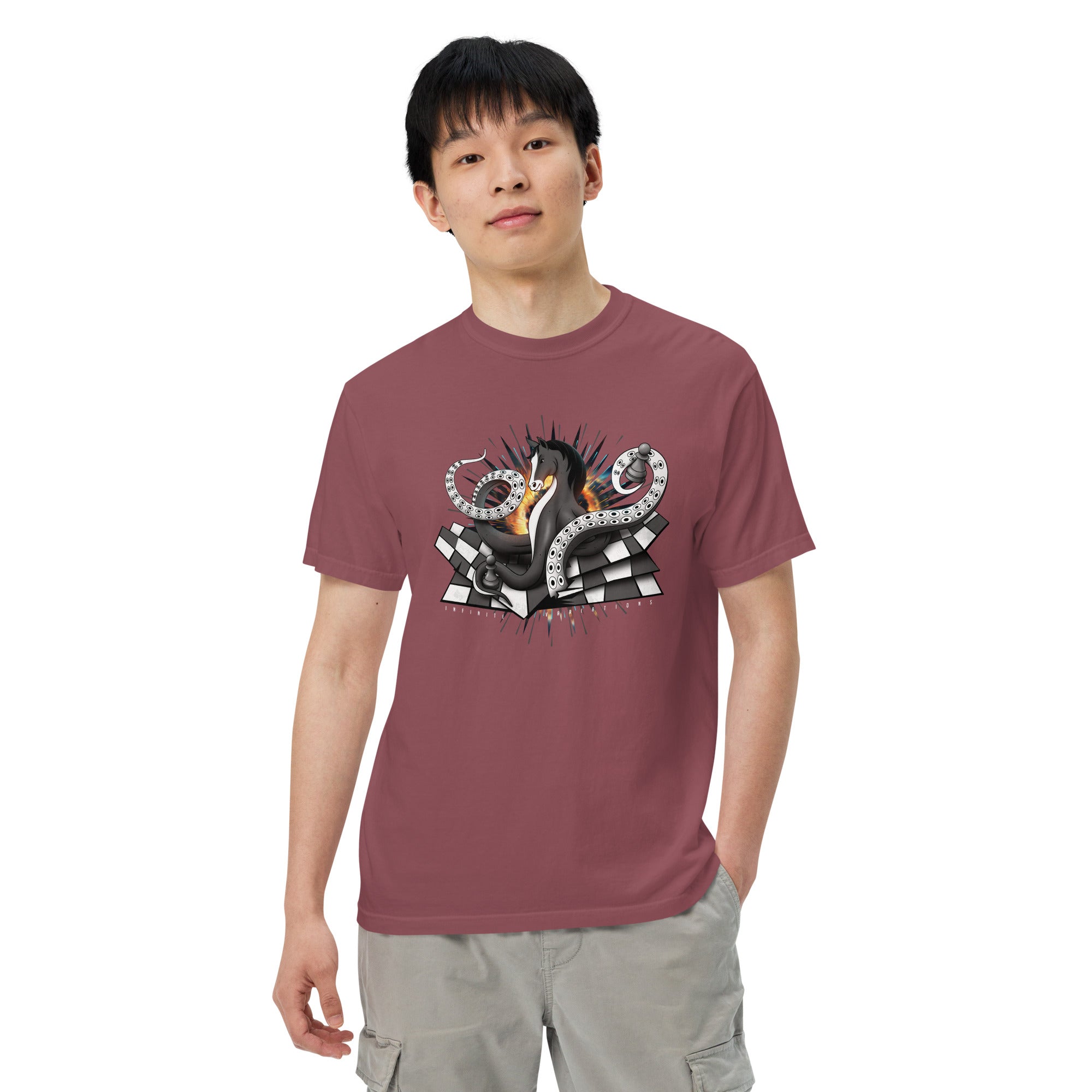 Octopus Knight - Unisex garment-dyed heavyweight t-shirt