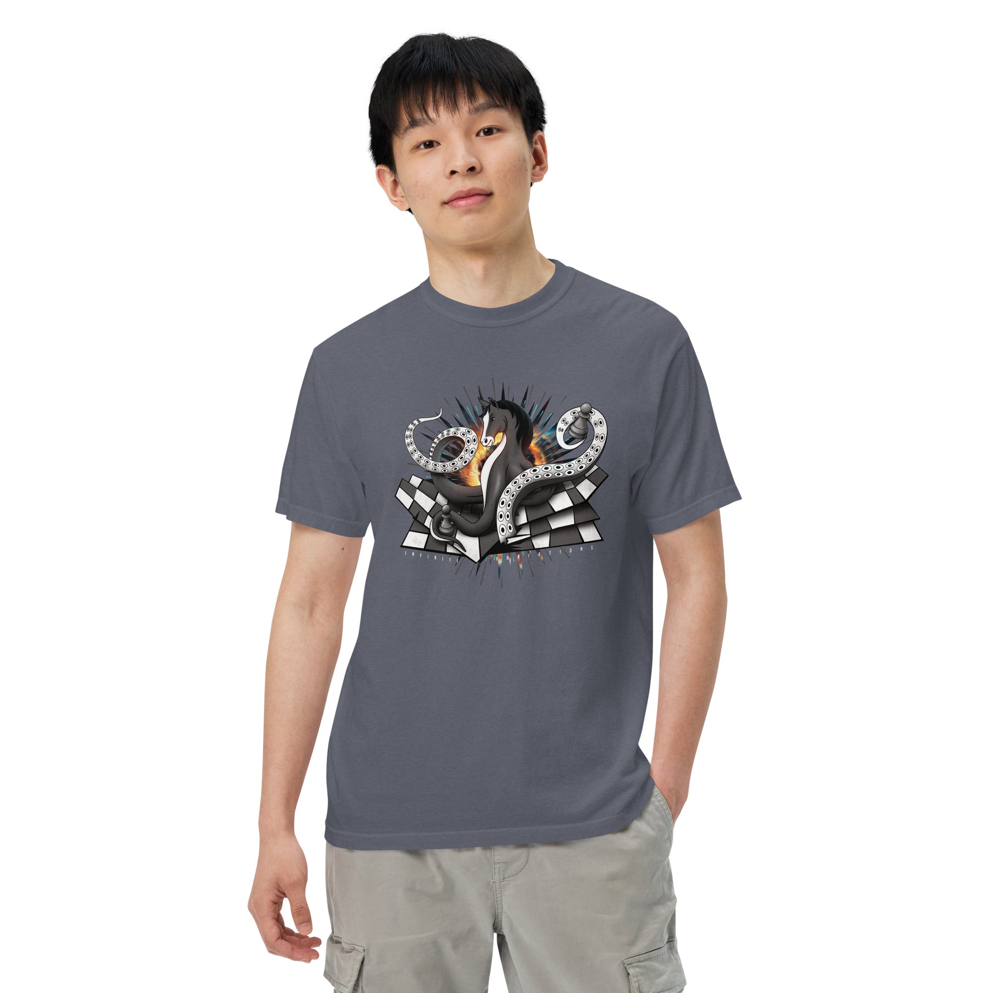 Octopus Knight - Unisex garment-dyed heavyweight t-shirt