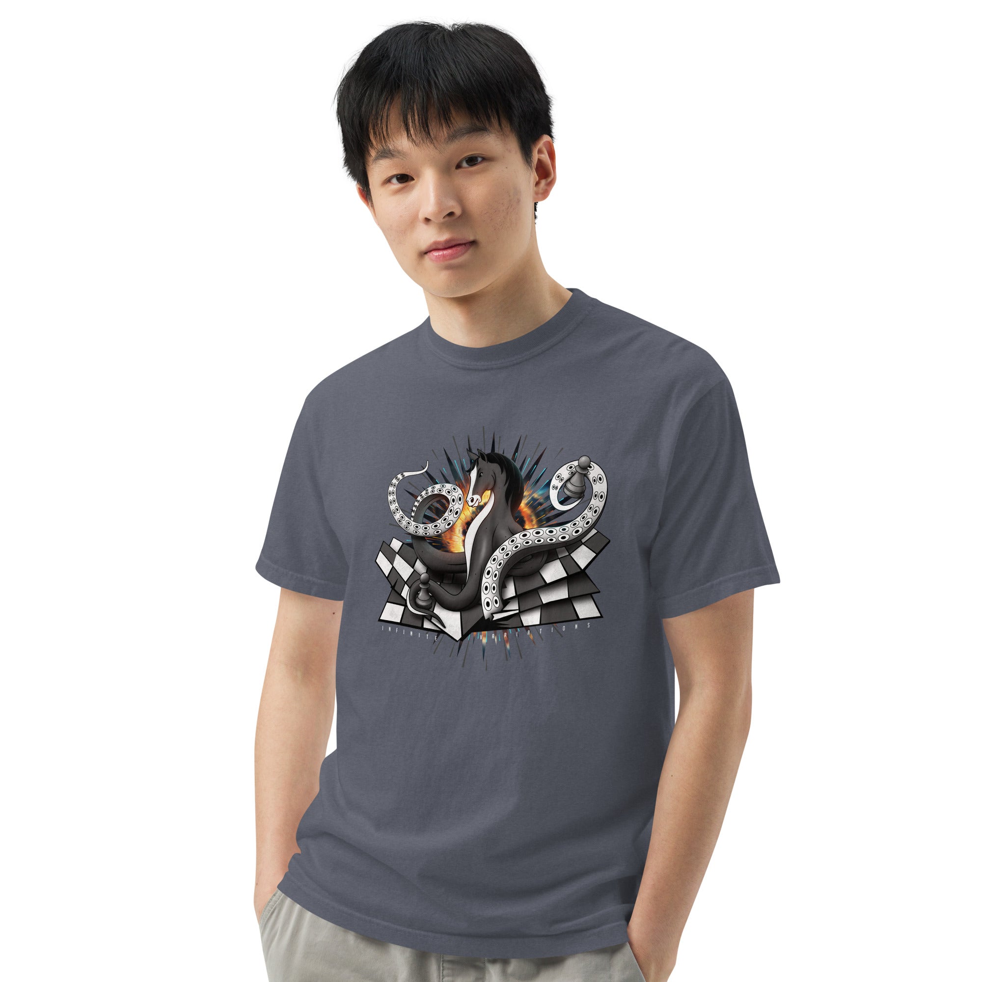 Octopus Knight - Unisex garment-dyed heavyweight t-shirt