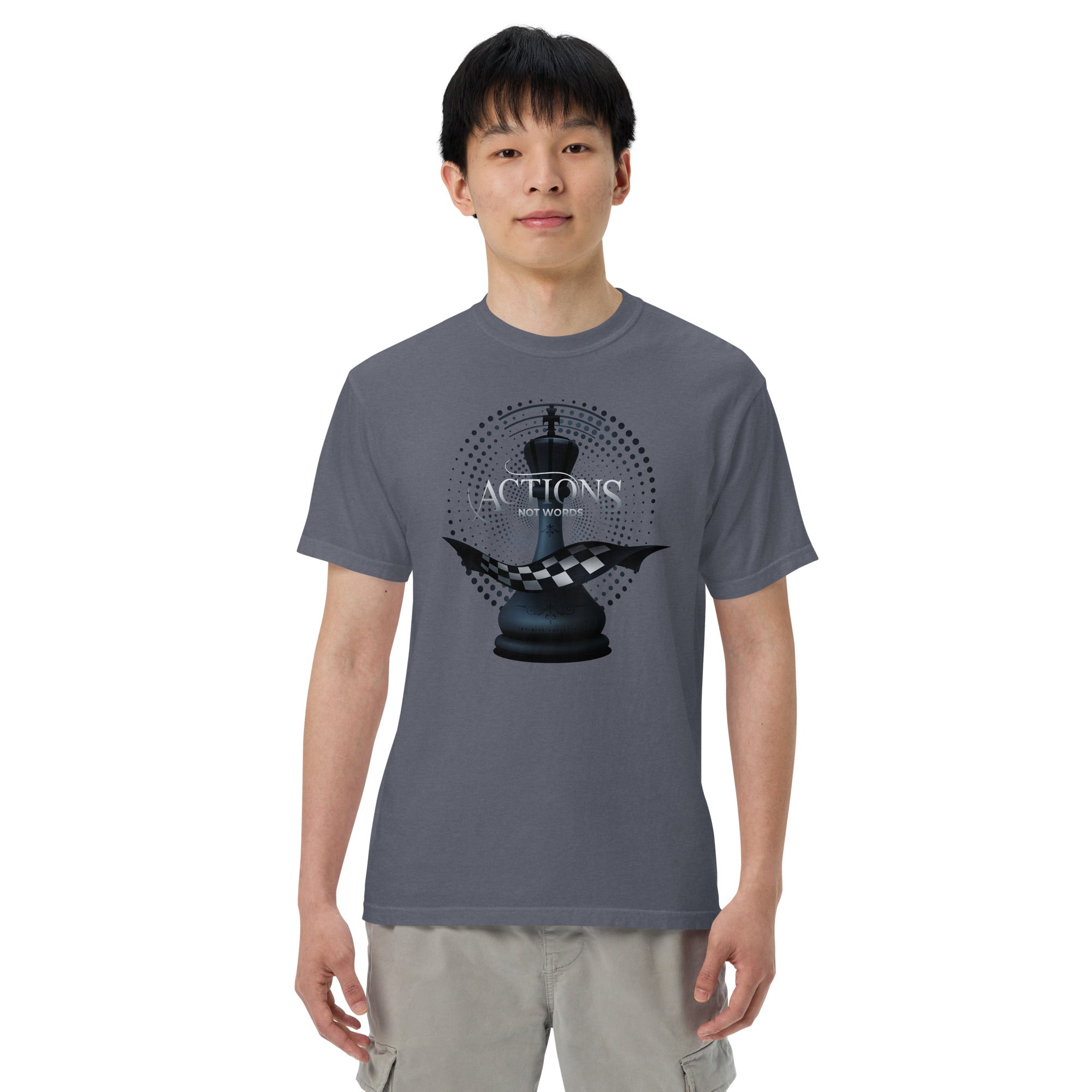 Actions Not Words - Unisex garment-dyed heavyweight t-shirt