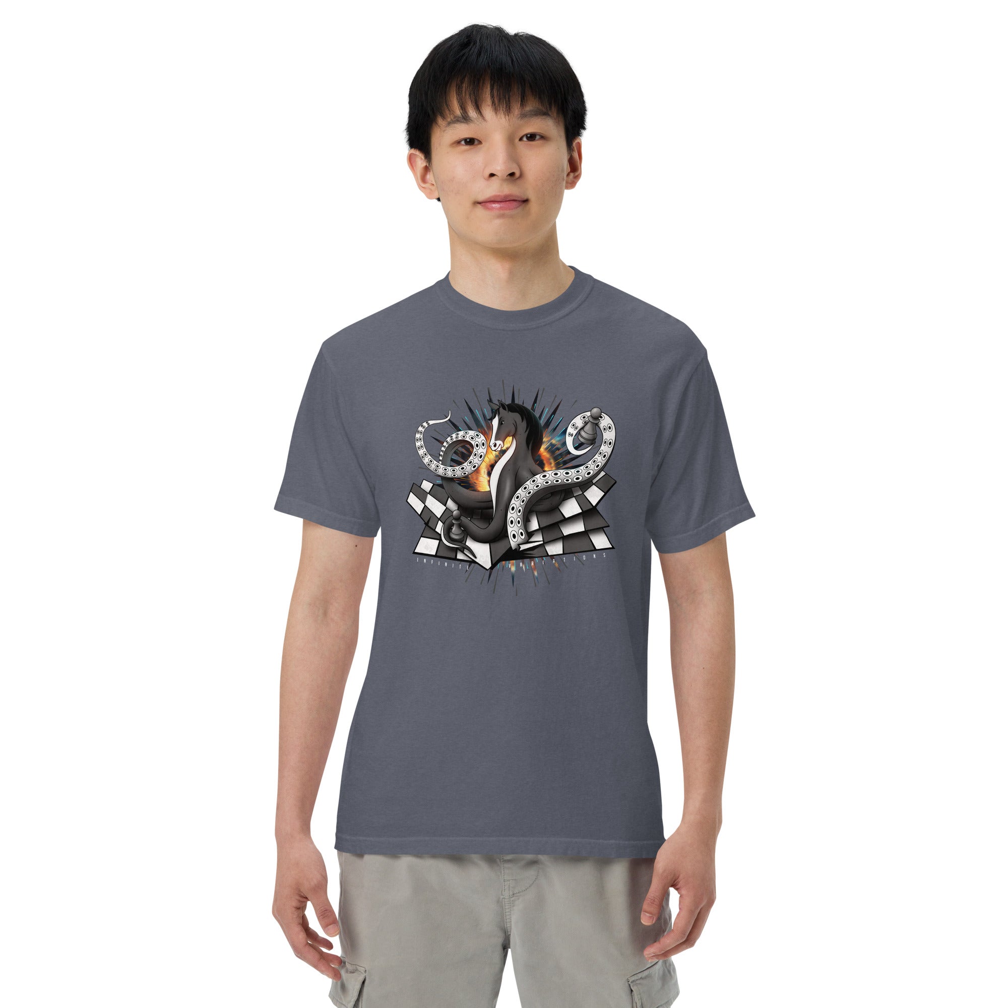 Octopus Knight - Unisex garment-dyed heavyweight t-shirt
