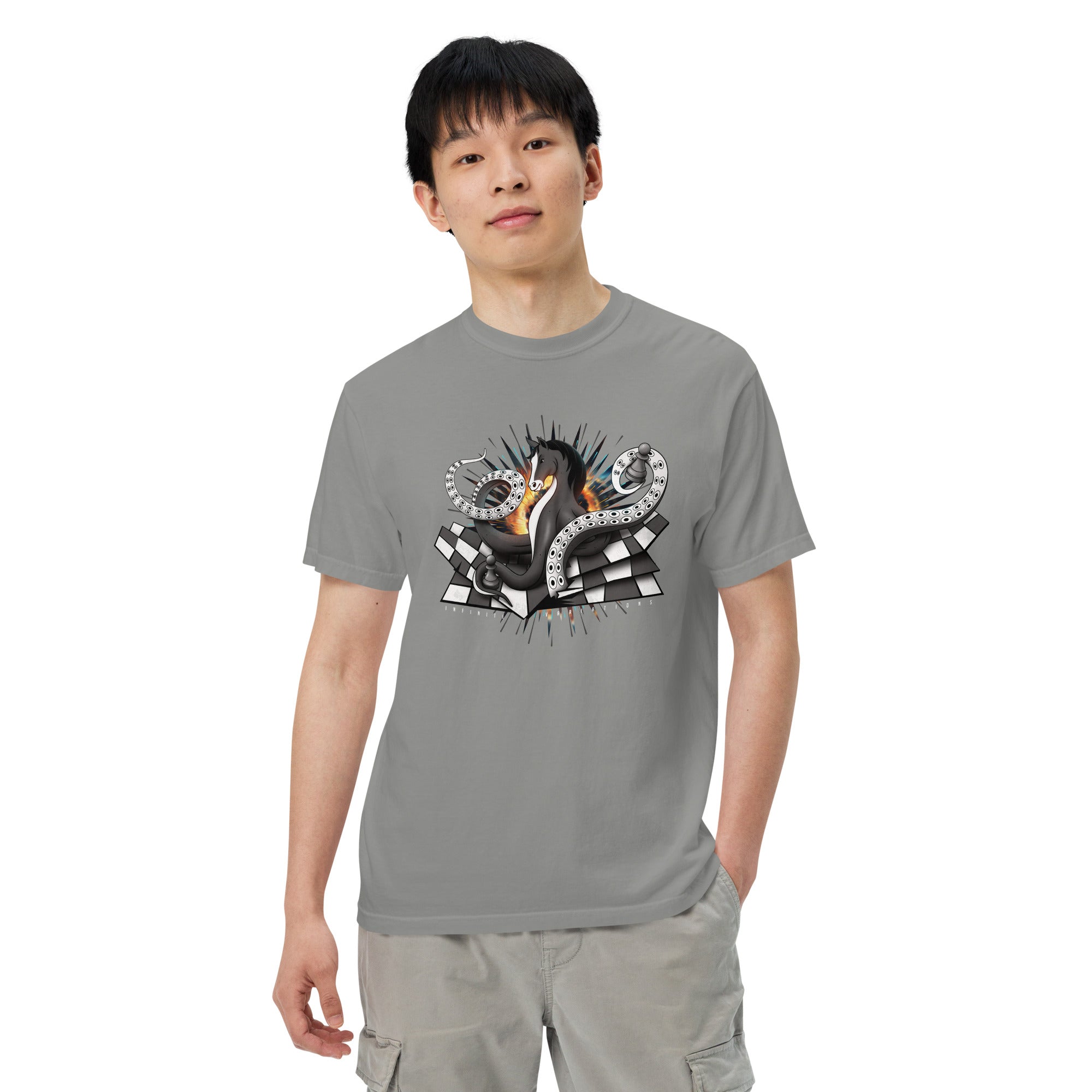 Octopus Knight - Unisex garment-dyed heavyweight t-shirt