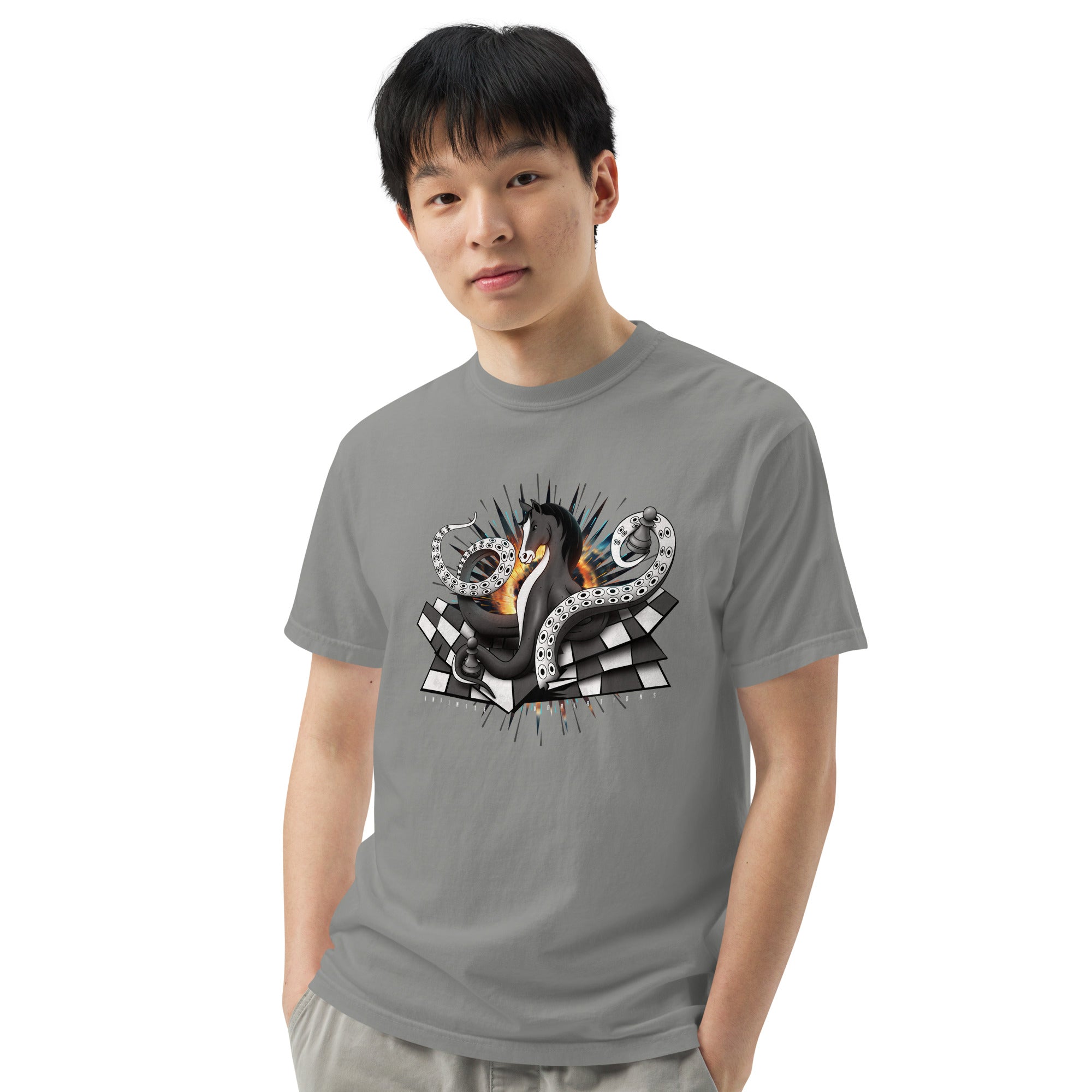 Octopus Knight - Unisex garment-dyed heavyweight t-shirt